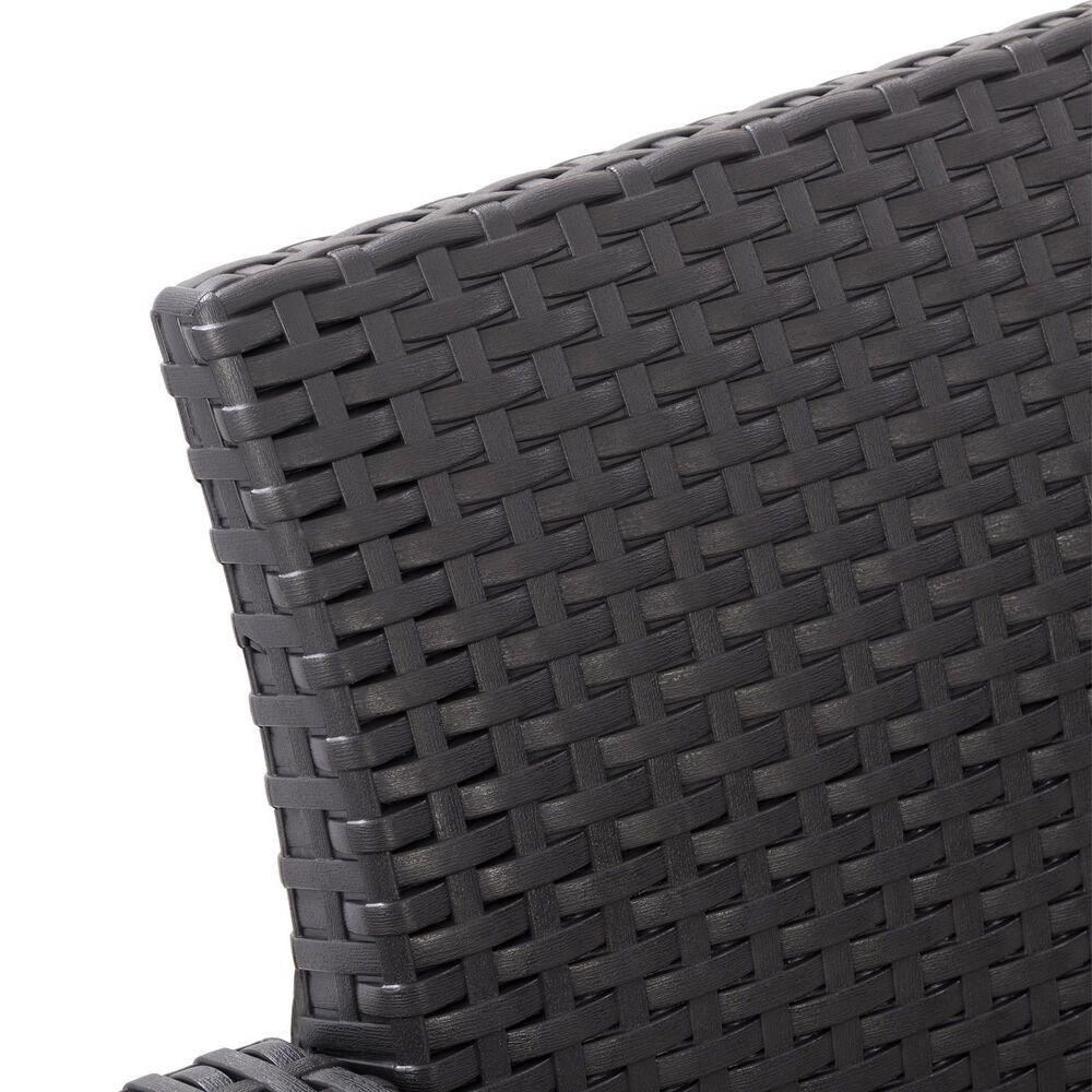 CorLiving Lake Front 3-Piece Patio Chat Set in Black/Gray, , large