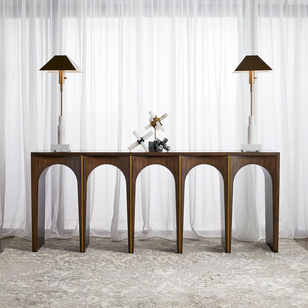 Uttermost Coliseum Console Table in Brown Eucalyptus, , large