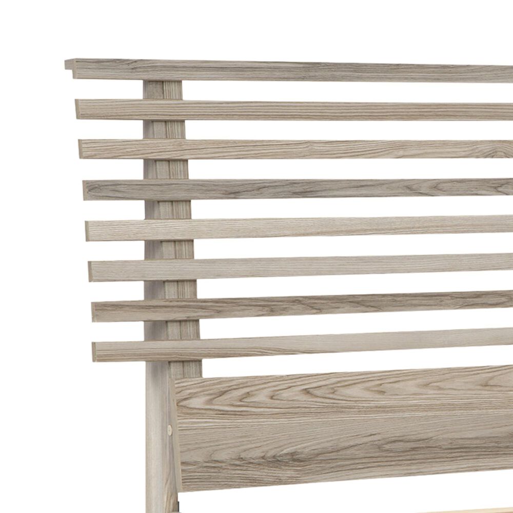 Ashley Hasbrick Queen Slat Panel Bed in Natural and Tan, , large