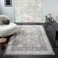 L&R Resources Allure 82473GML Gray and Blue 7"9" x 9"9" Area Rug, , large