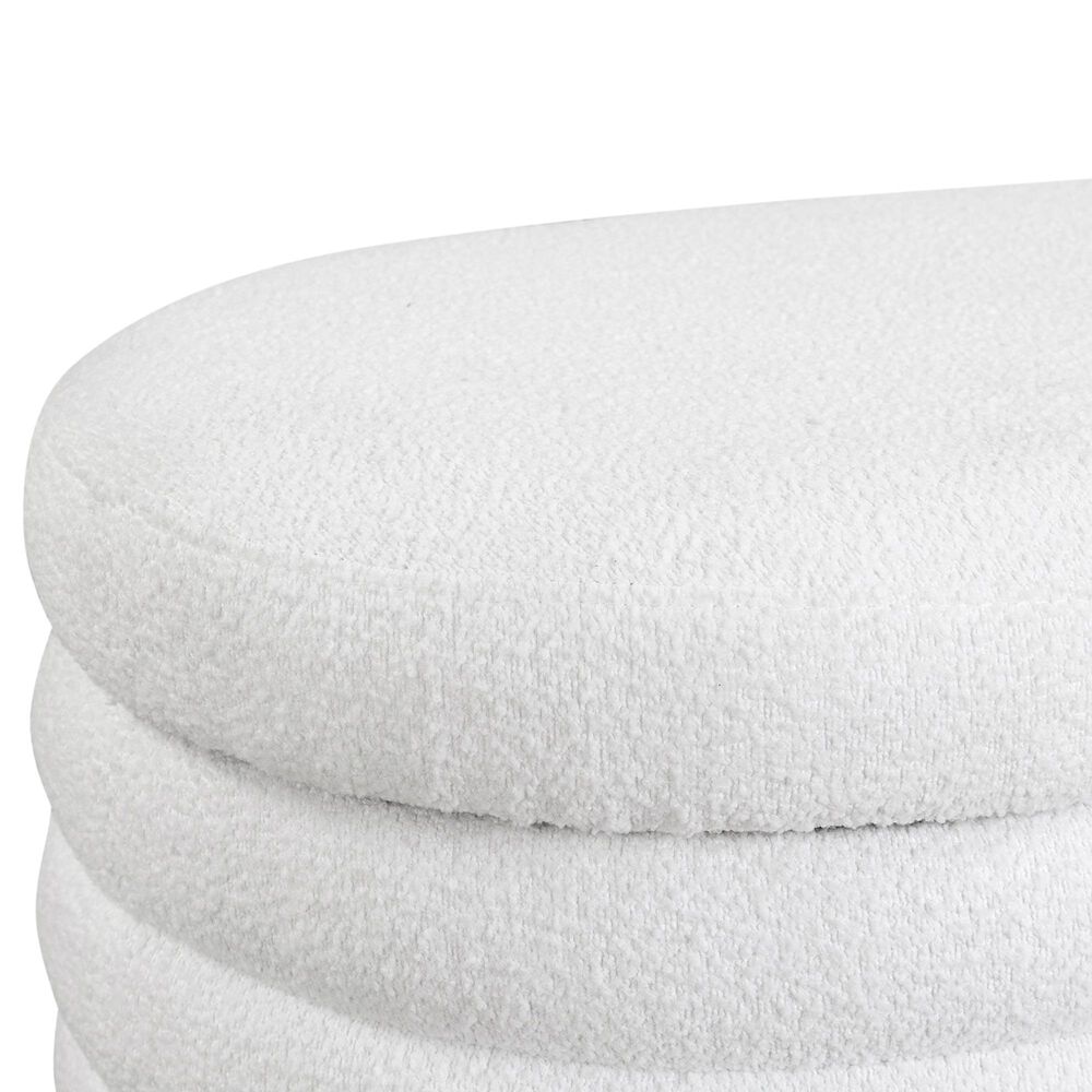 Lifestyle Solutions Lancaster Storage Ottoman in White, , large