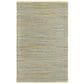 L&R Resources Natural Fiber 10" x 14" Blue and Green Area Rug, , large