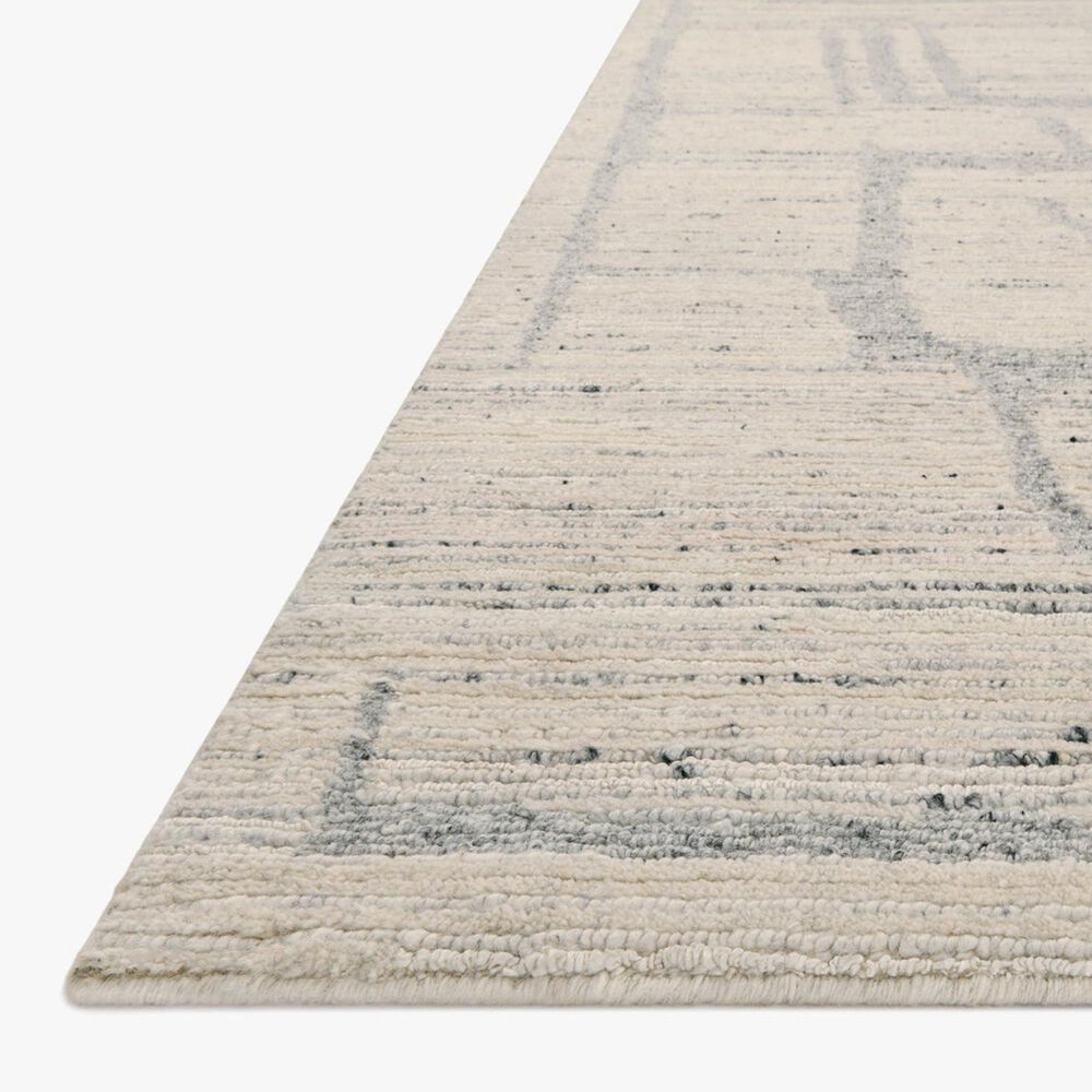 Loloi Raquel 4&#39; x 6&#39; Natural and Slate Area Rug, , large
