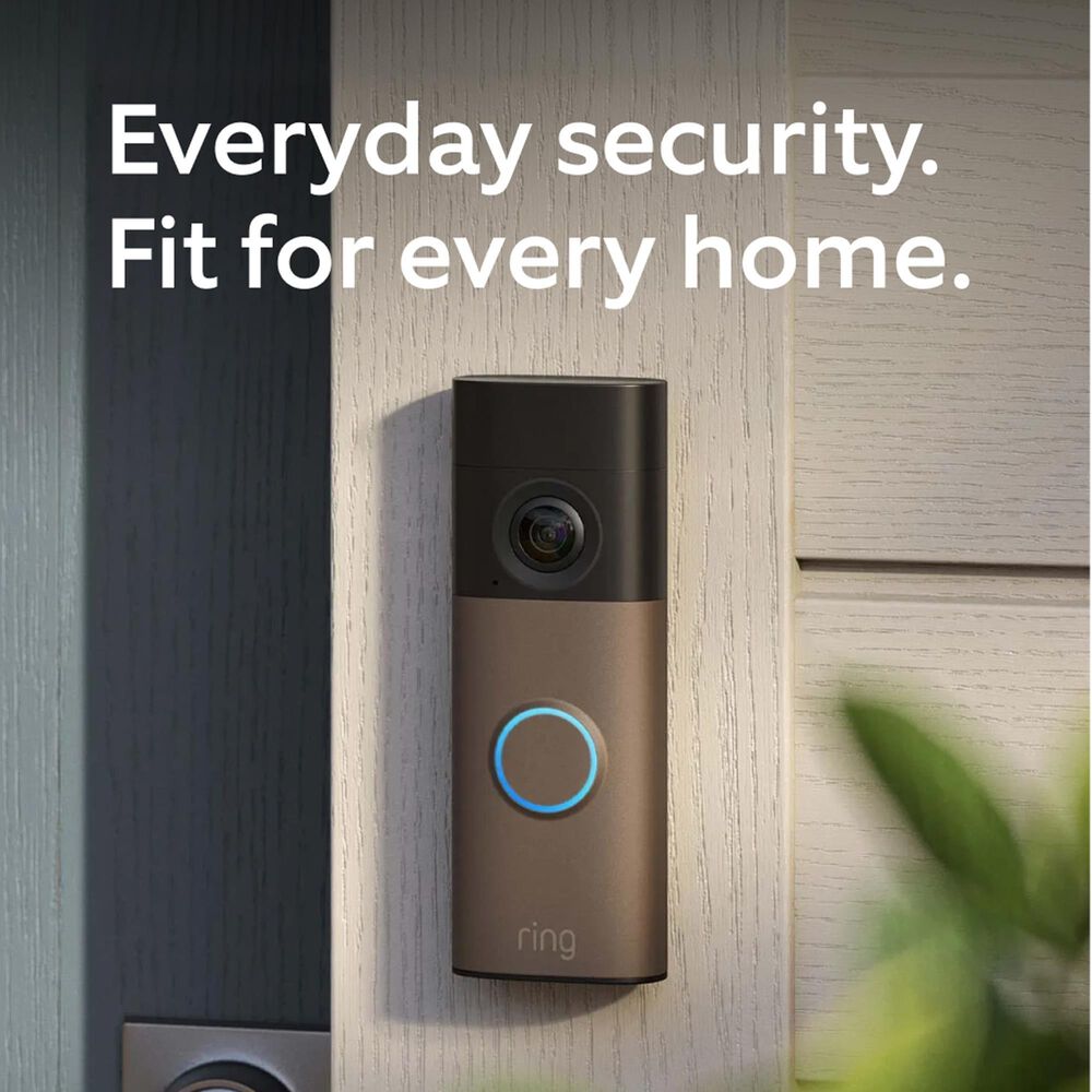 Ring 2K Battery Doorbell in Matte Mocha, , large