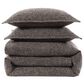 HiEnd Accents Tweed 3-Piece Super King Comforter Set in Brown, , large