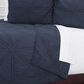 Rizzy Home Simpson 90" x 92" Quilt Set in Indigo, , large