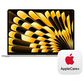 Apple MacBook Air 15.3" Laptop - Apple M4 chip 10-core CPU - 16GB RAM - 10 Core GPU - 256GB SSD in Starlight with 3-Year AppleCare+, , large