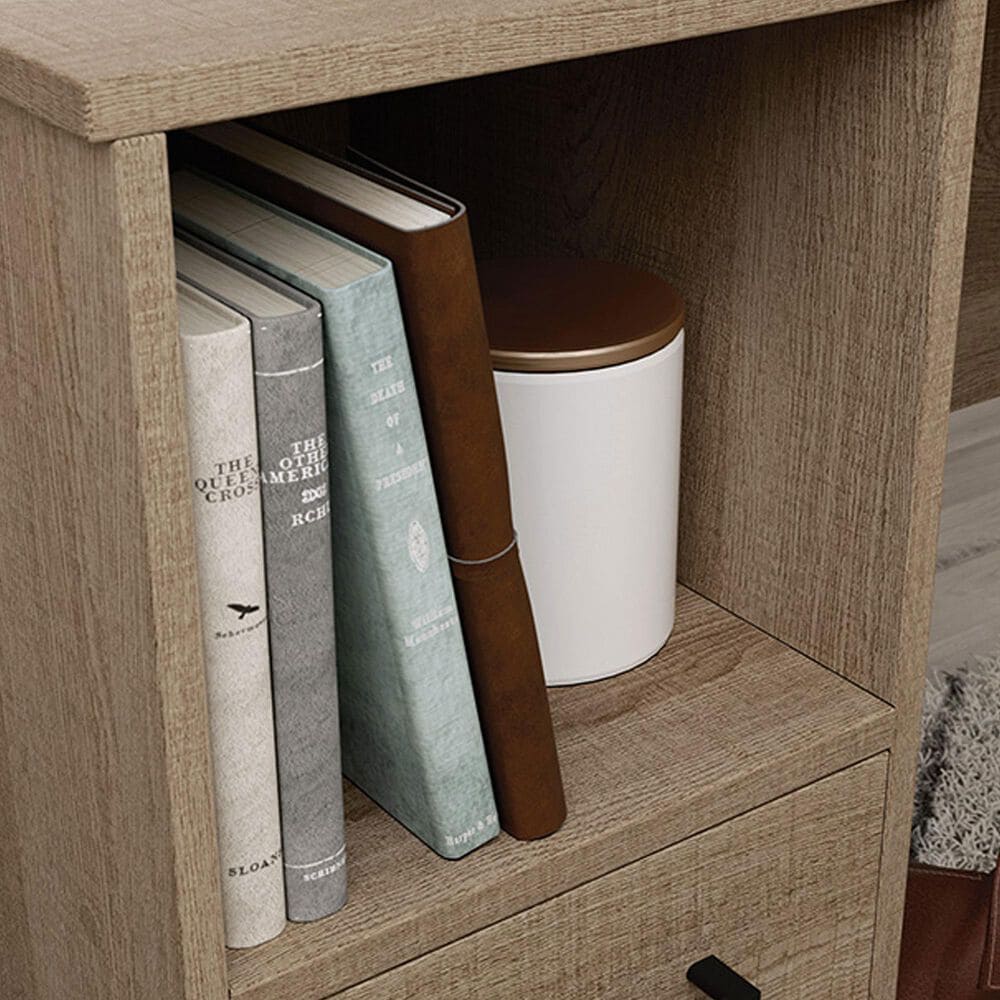 Sauder Beginnings L-Shaped Desk in Summer Oak, , large