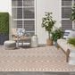 Nourison Positano Southwestern Beige 8" x 10" Indoor/Outdoor Area Rug, , large