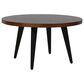 Waltham Prelude Round Cocktail Table in Walnut, , large