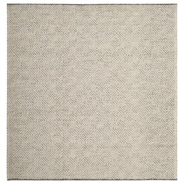 Safavieh Natura NAT503A 6" Square Ivory and Light Grey Area Rug, , large