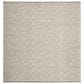 Safavieh Natura NAT503A 6" Square Ivory and Light Grey Area Rug, , large