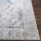 Surya Aisha AIS-2320 2"7" x 7"7" Charcoal, Gray, Off-White and Dark Blue Runner, , large