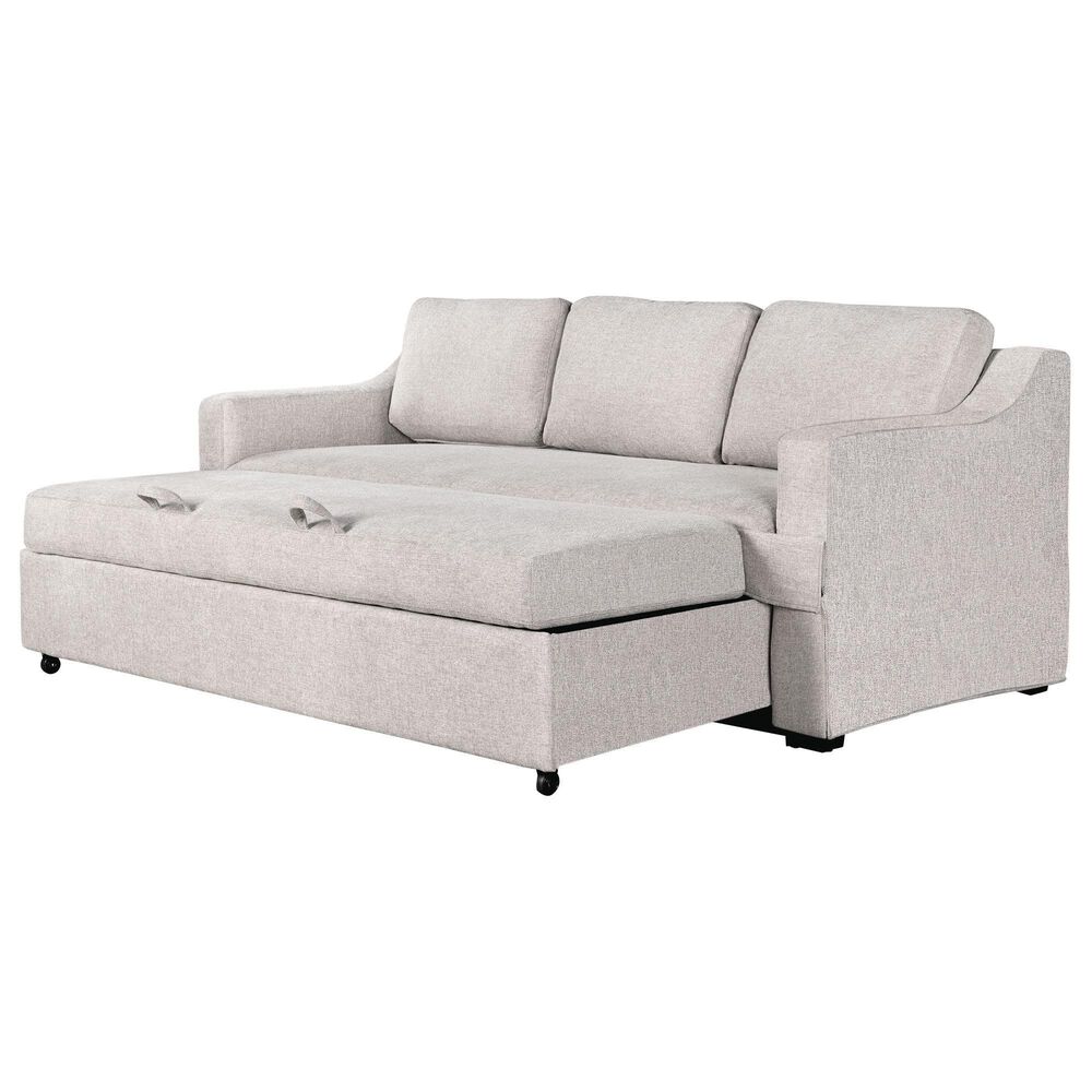 Lifestyle Solutions Haddington Stationary Sleeper Sofa in Linen, , large