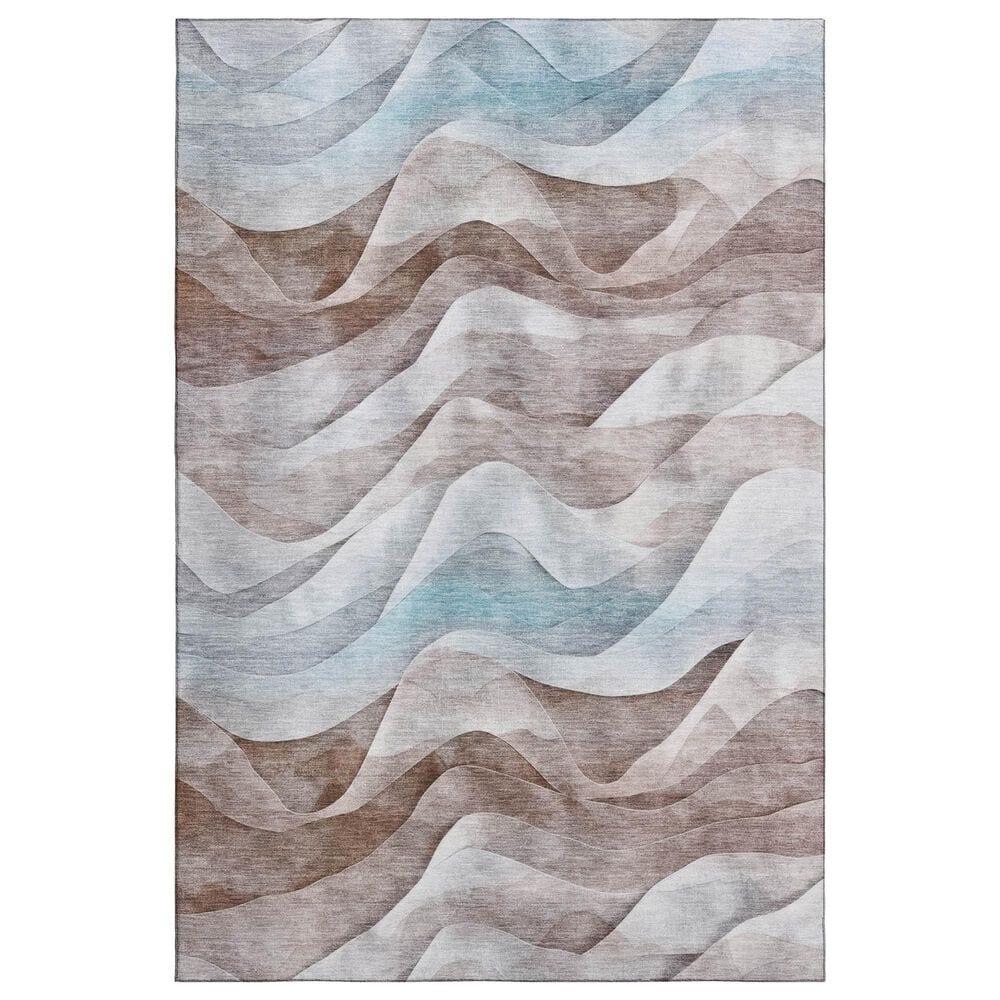 Dalyn Rug Company Pacifica PA3 9" x 12" Mocha Area Rug, , large