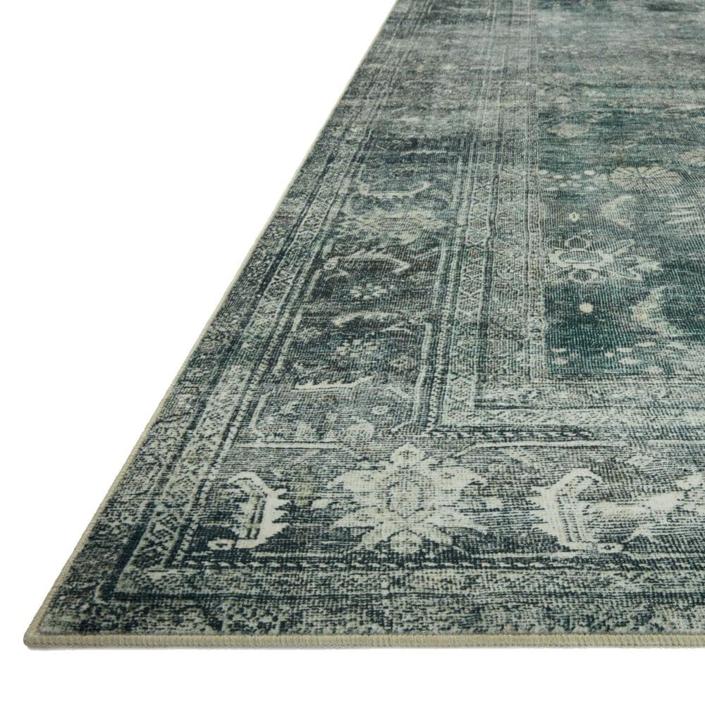 Magnolia Home Banks 2&#39; x 5&#39; Blue and Lagoon Area Rug, , large