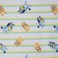 Nojo Baby and Kids Bluey 4-Piece Toddler Bed Set in Blue, Aqua, Yellow and Peach, , large