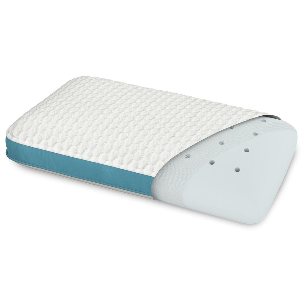 Glideaway Puff Queen Pillow in White, , large