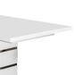 Furniture of America Carrasco Dining Table in White and Chrome, , large