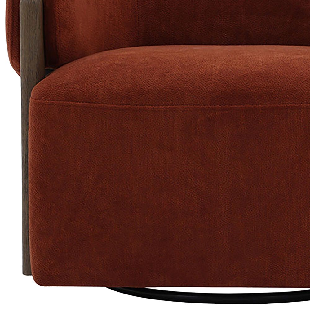 Simeon Collection Finley Tatum Accent Chair in Island Rust, , large