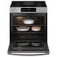 GE Appliances 2-Piece Kitchen Package with 5.3 Cu. Ft. Slide-In Gas Range and 1.9 Cu. Ft. Over-The-Range Microwave in Stainless Steel and Black, , large
