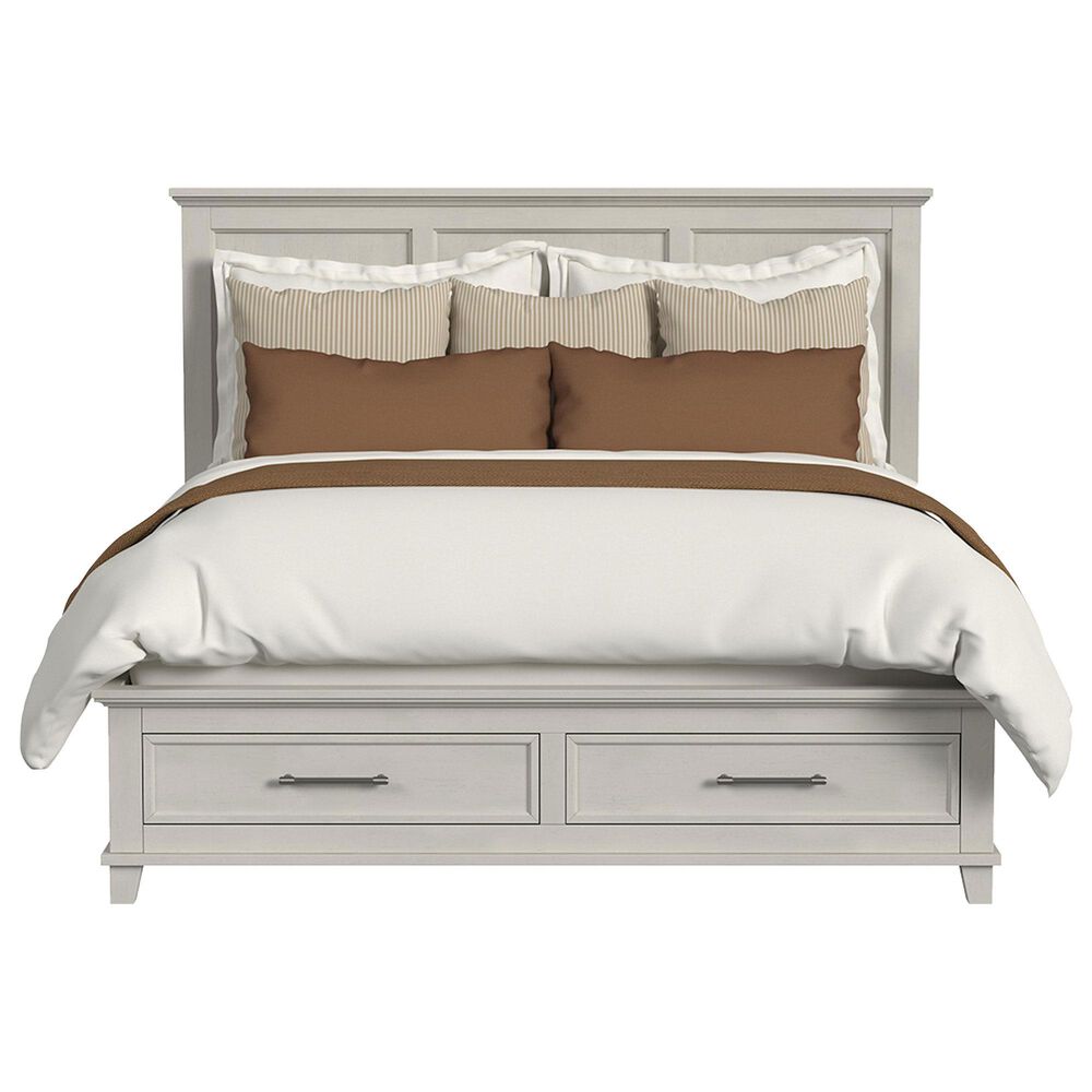 Mayberry Hill Canterbury Queen Storage Bed in Ivory, , large