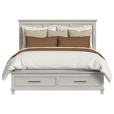 Mayberry Hill Canterbury Queen Storage Bed in Ivory, , large
