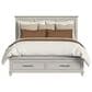 Mayberry Hill Canterbury Queen Storage Bed in Ivory, , large