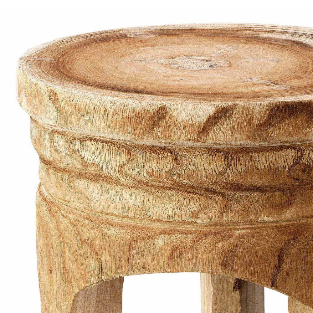 Splendor Living Eastbrook Wood Side Table in Natural, , large