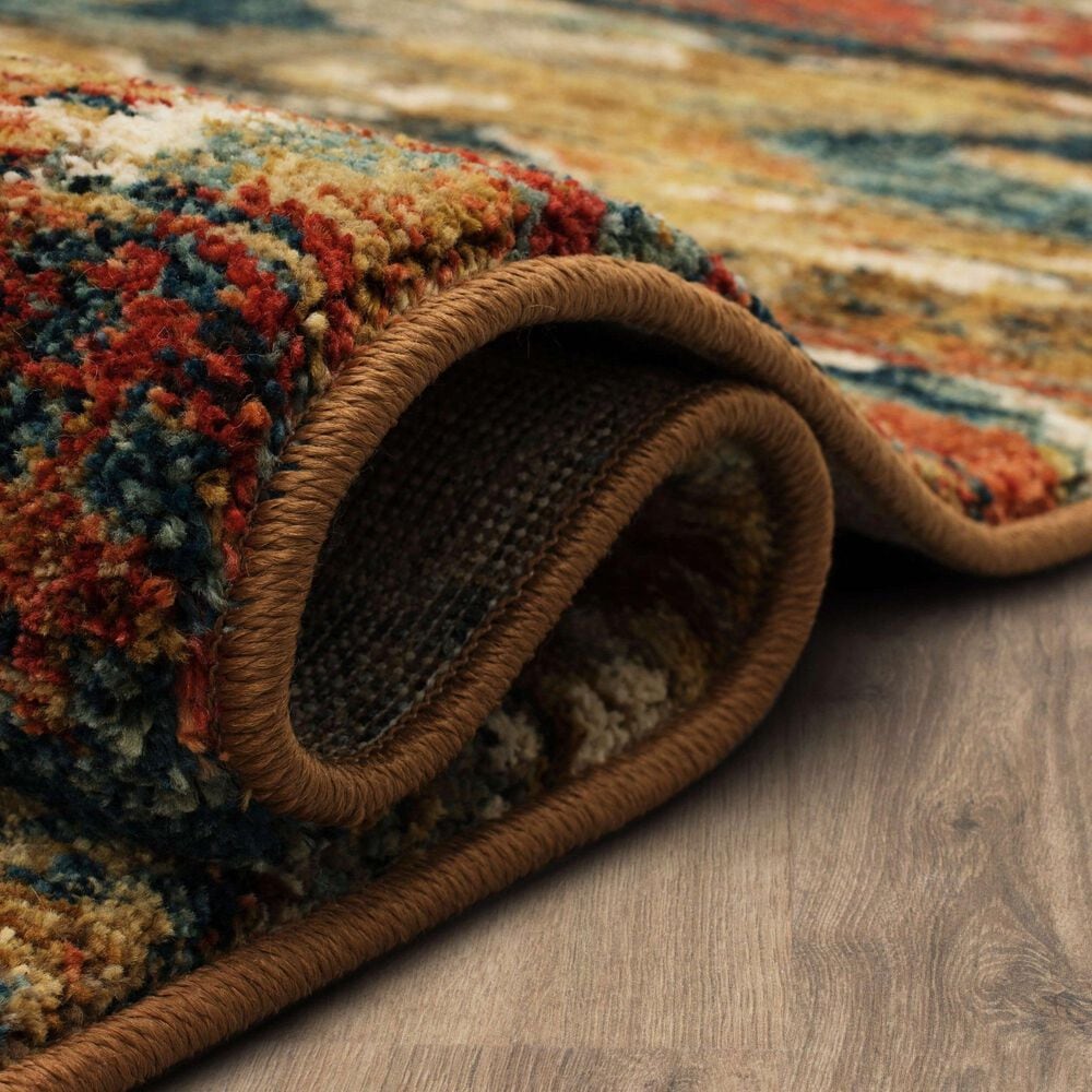 Karastan Spice Market Infused Aquamarine 8' x 11' Area Rug, , large