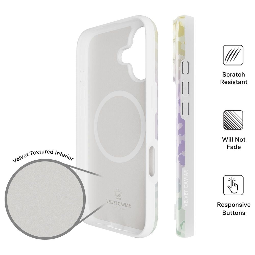 Velvet Caviar MagSafe Case For Apple iPhone 17 in White Opal Leopard, , large