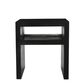 Jofran Dev 1-Shelf End Table in Black, , large