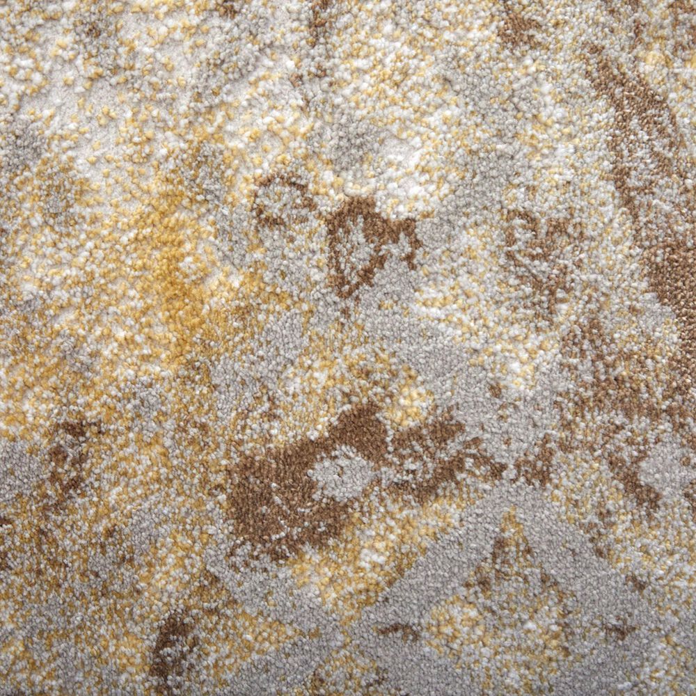 Feizy Waldor 5&#39; x 8&#39; Ivory and Gold Area Rug, , large