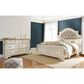 Ashley Realyn Dresser in Chipped White and Brown, , large