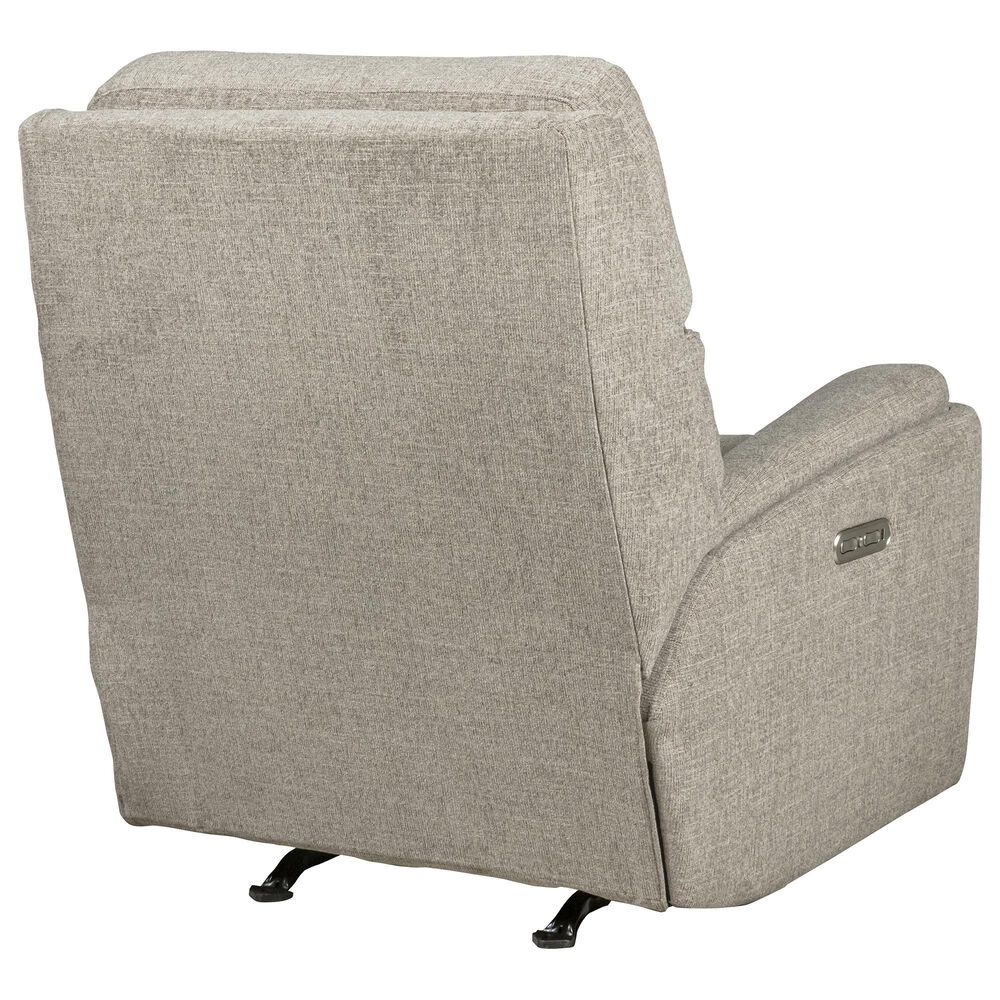 Flexsteel Rio Power Rocker Recliner with Power Headrest in Silver, , large