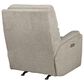 Flexsteel Rio Power Rocker Recliner with Power Headrest in Silver, , large