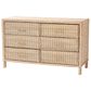 Baxton Studio Lanica 6-Drawer Dresser in Sun Bleached, , large