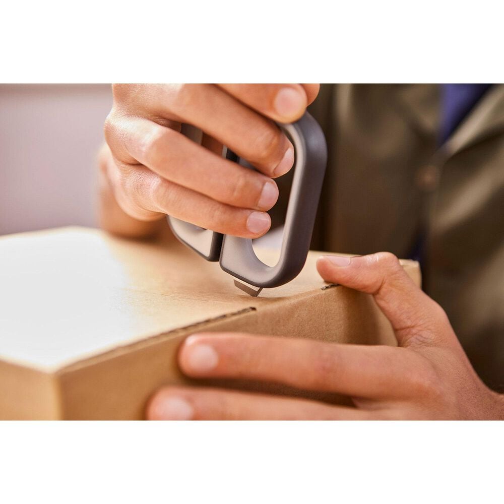 Joseph Joseph PlusCut Scissors with Integrated Box Cutter in Grey, , large