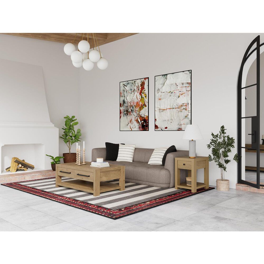 Shannon Hills Davie Rectangular Coffee Table in Pale Oak, , large