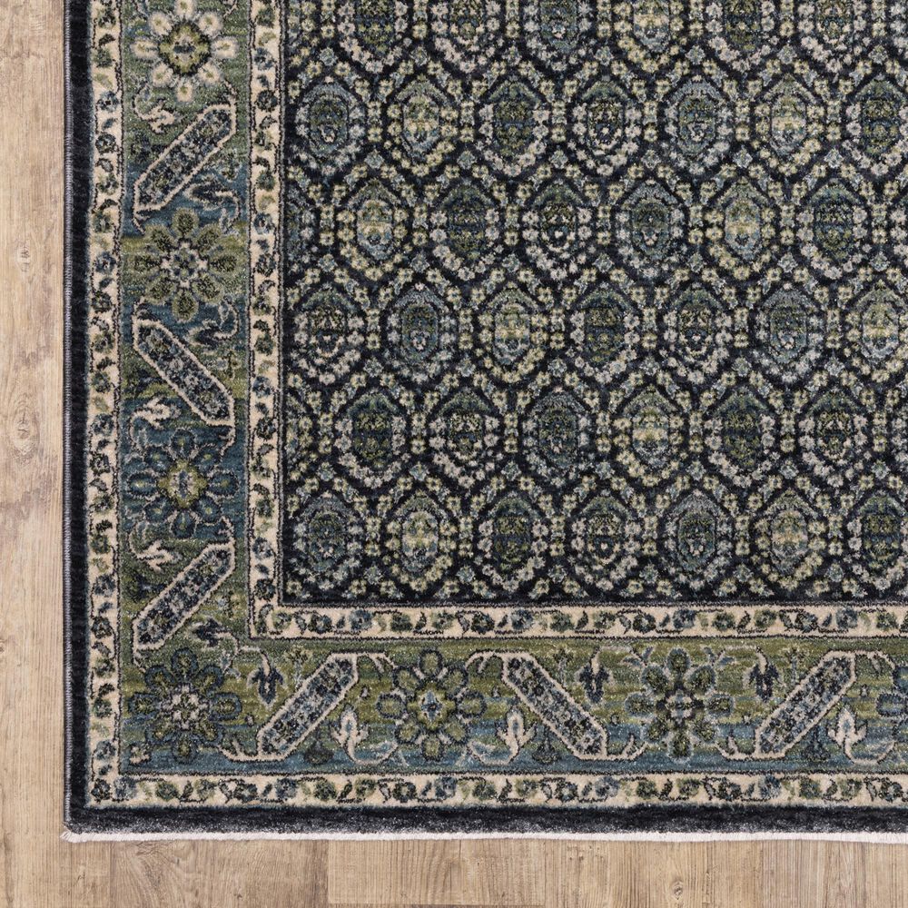 Oriental Weavers Eliana Blue and Green 6&#39;7&quot; x 9&#39;6&quot; Area Rug, , large