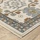 Oriental Weavers Keira Ivory and Multicolor 3"3" x 5" Area Rug, , large