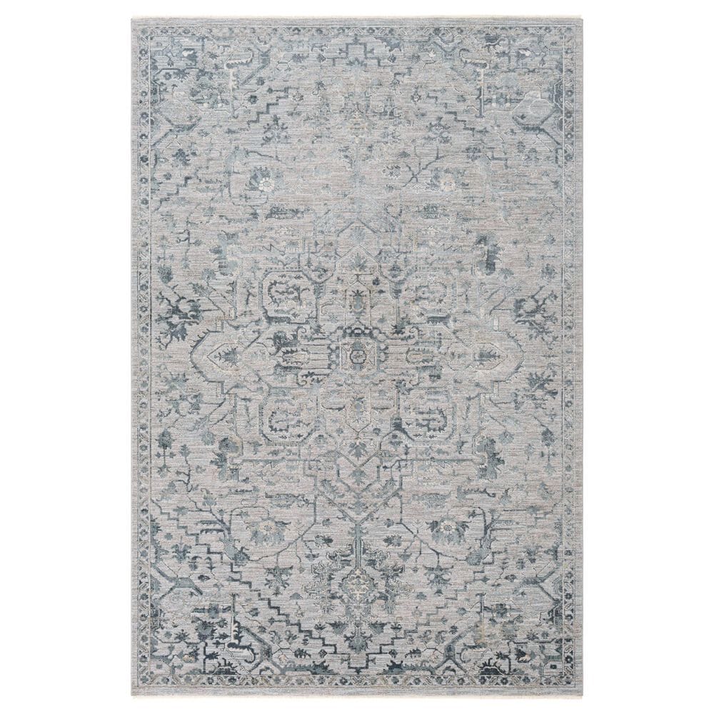 Surya Brunswick 6"7" x 9"6" Sage, Beige, Blue and Khaki Area Rug, , large