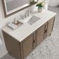 James Martin Vanities Portland 48" Single Bathroom Vanity in Whitewashed Walnut with 3 cm Lime Delight Quartz Top and Rectangular Sink, , large