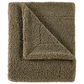 HiEnd Accents Teddy 60" x 90" Throw Blanket in Dark Oak, , large