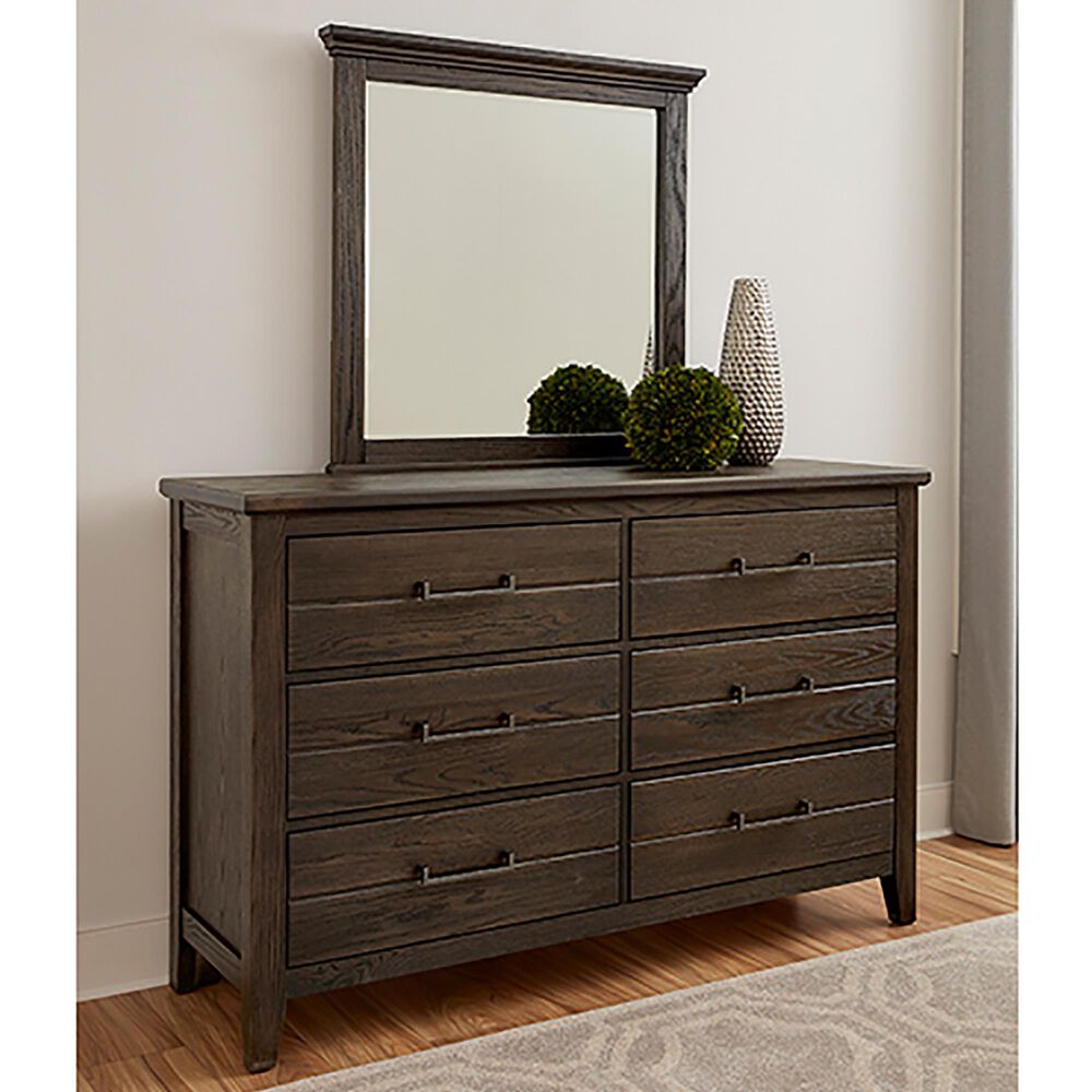 Viceray Collections Passageways Dresser and Mirror in Charleston Brown, , large