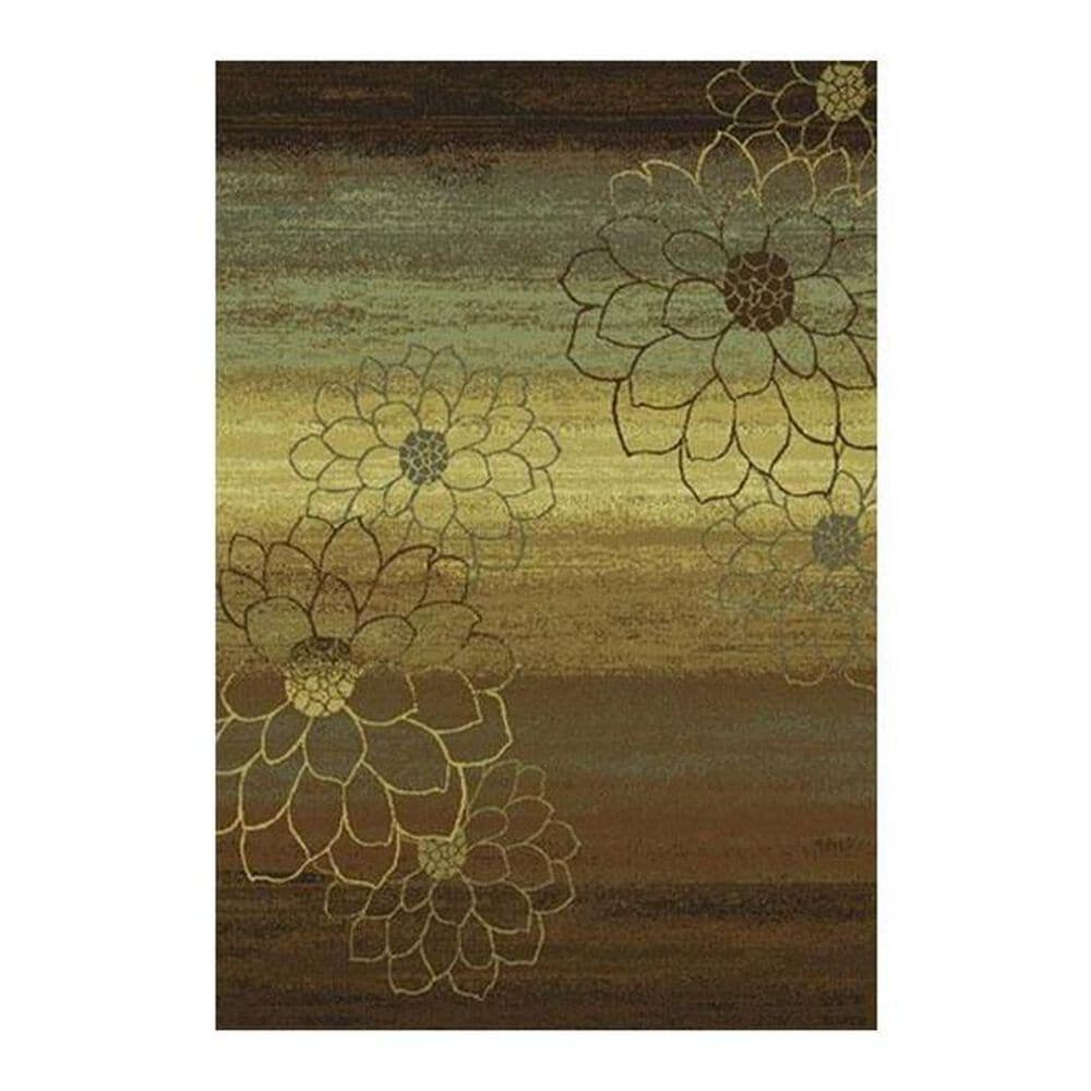 Oriental Weavers Hudson 74A 3"10" x 5"5" Brown Area Rug, , large