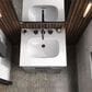 Kohler Quo 24" Single Bathroom Vanity in White with 3 cm Pure White Quartz Top and Oval Sink, , large