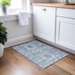 Dalyn Rug Company Karaj KJ6 2"6" x 3"10" Blue Indoor/Outdoor Area Rug, , large