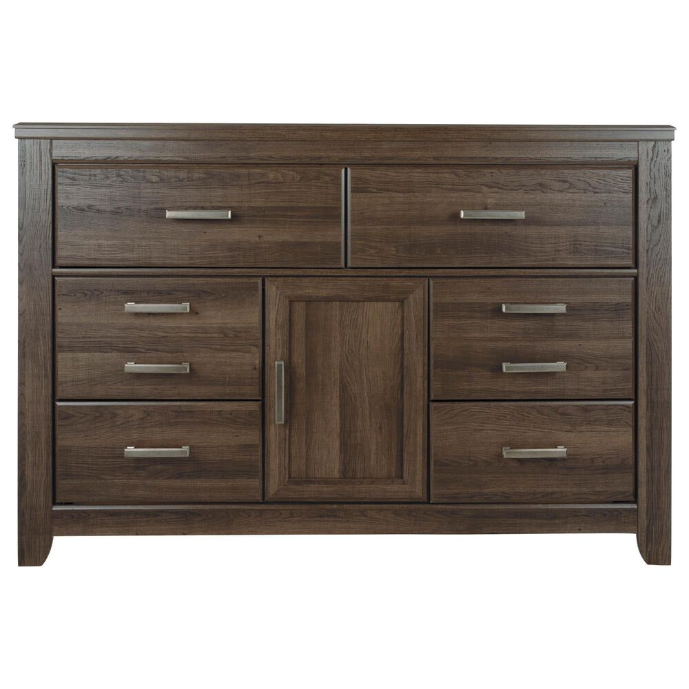 Ashley Juararo 6-Drawer Dresser in Dark Brown, , large