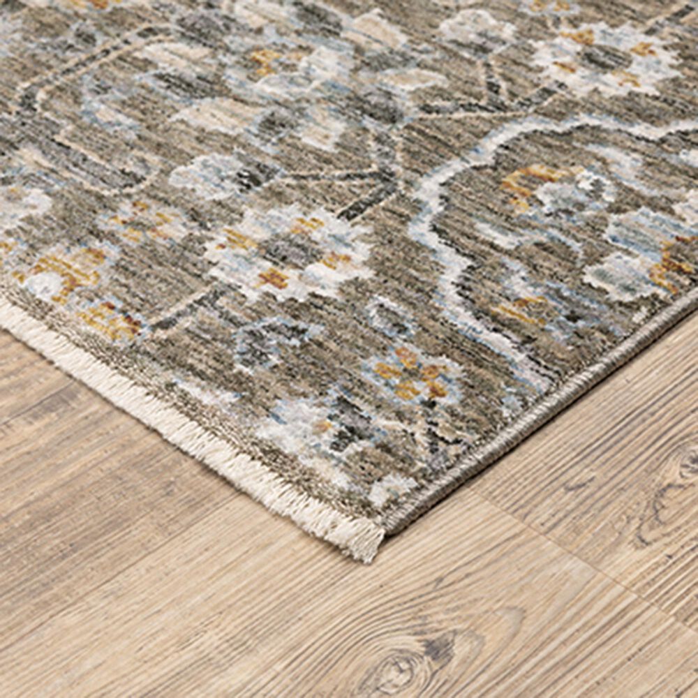 Oriental Weavers Maharaja Ames 532D 9&#39;10&quot; x 12&#39;10&quot; Grey Area Rug, , large